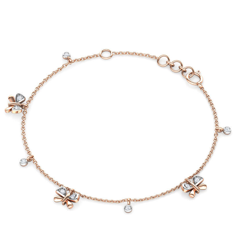 0.086 ct Bracelets of 14 KT gold