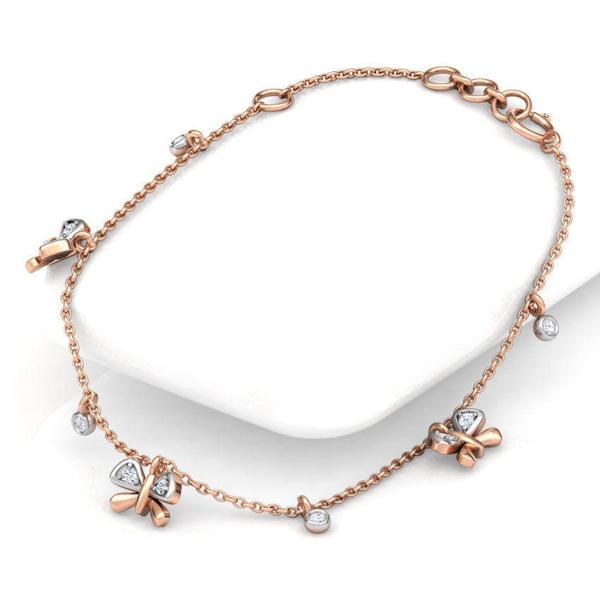 0.086 ct Bracelets of 18 KT gold