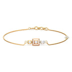 0.050 ct Bracelets of 14 KT gold