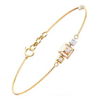 0.050 ct Bracelets of 14 KT gold
