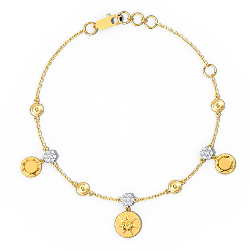 0.302 ct Bracelets of 18 KT gold