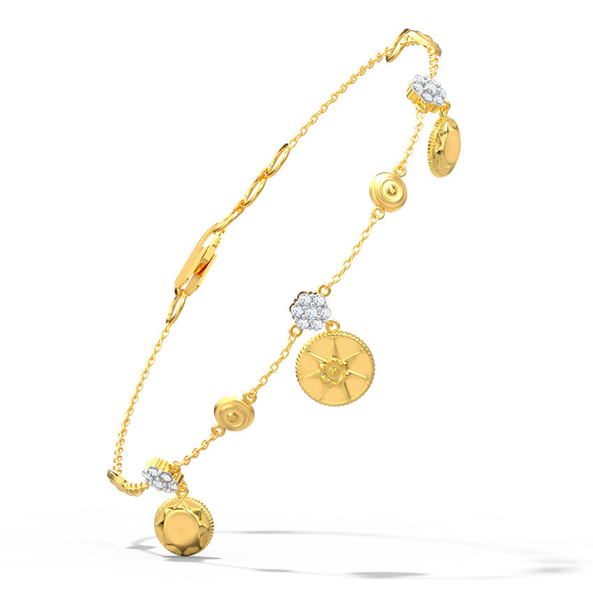 0.302 ct Bracelets of 18 KT gold