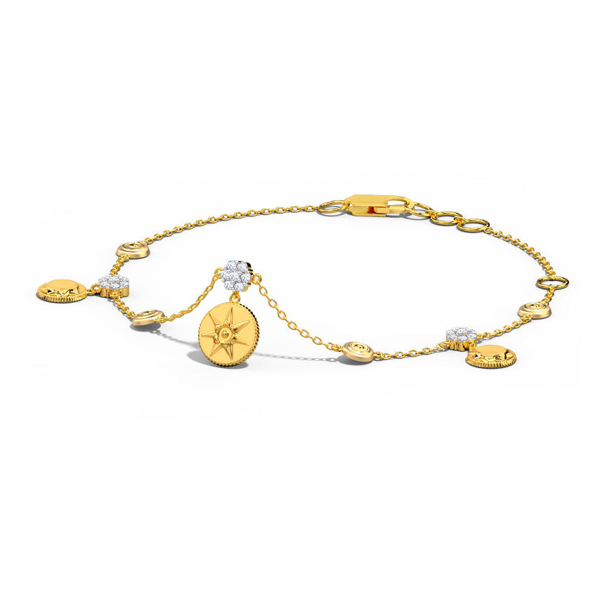 0.302 ct Bracelets of 18 KT gold