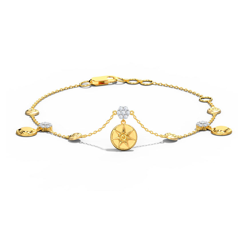 0.302 ct Bracelets of 18 KT gold