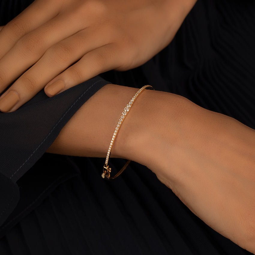 0.760 ct Bracelets of 18 KT gold