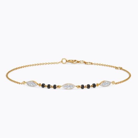 0.100 ct Bracelets of 14 KT gold