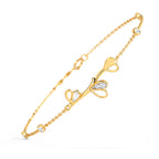 0.104 ct Bracelets of 14 KT gold