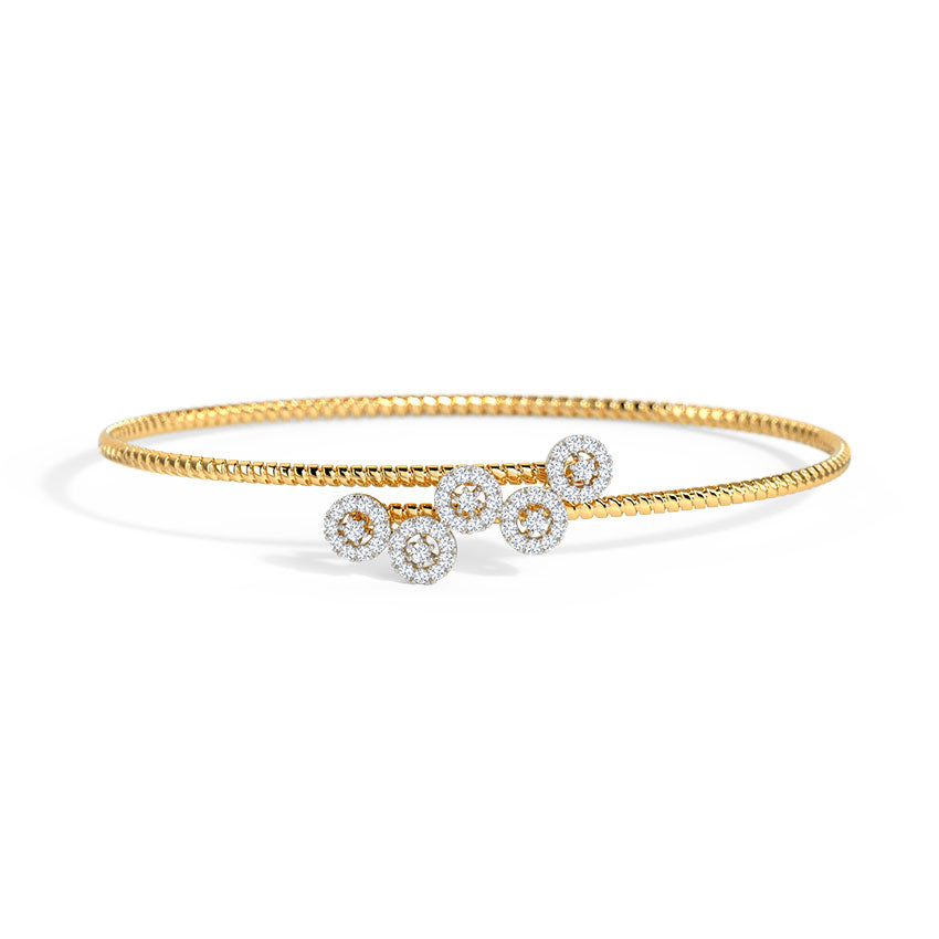 0.414 ct Bracelets of 14 KT gold