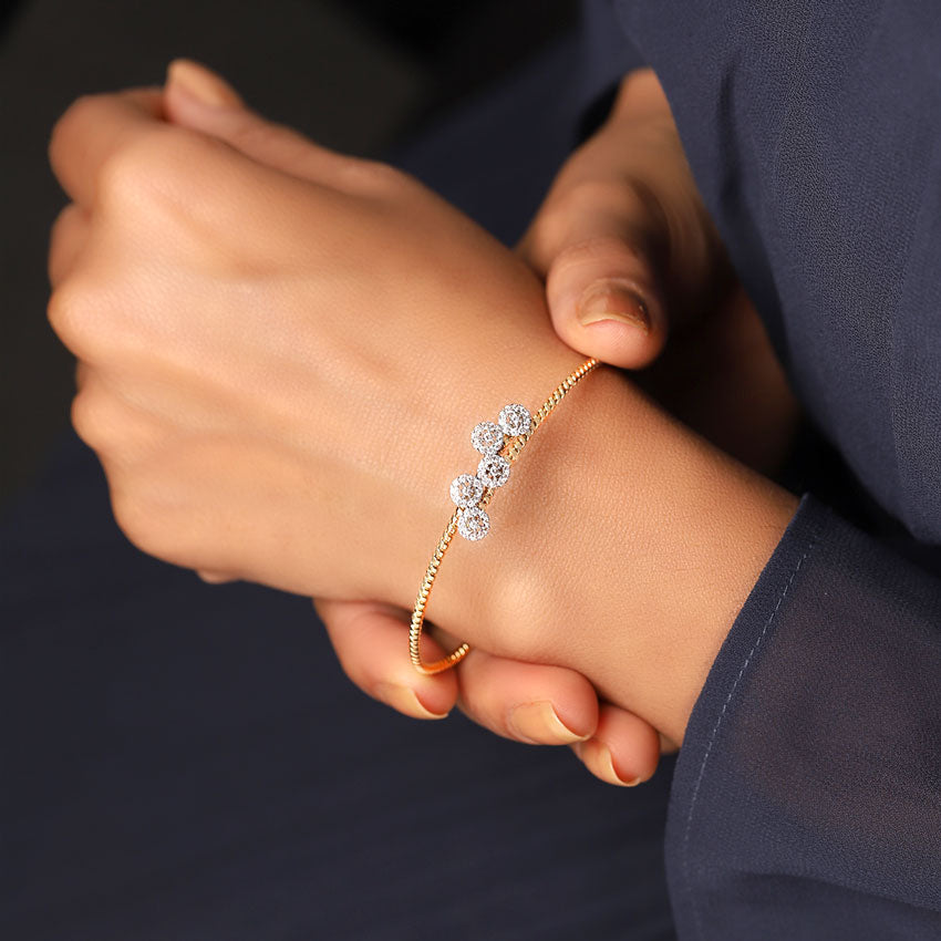 0.414 ct Bracelets of 14 KT gold