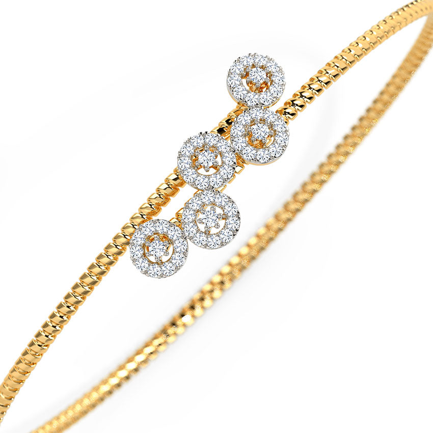 0.414 ct Bracelets of 14 KT gold