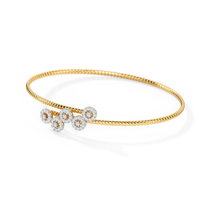 0.414 ct Bracelets of 14 KT gold