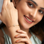 0.103 ct Bracelets of 14 KT gold