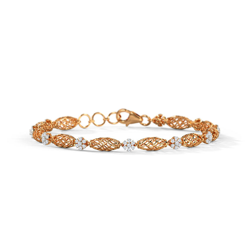 0.483 ct Bracelets of 14 KT gold