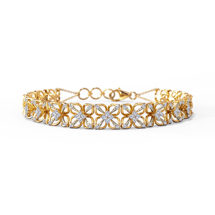 0.660 ct Bracelets of 14 KT gold