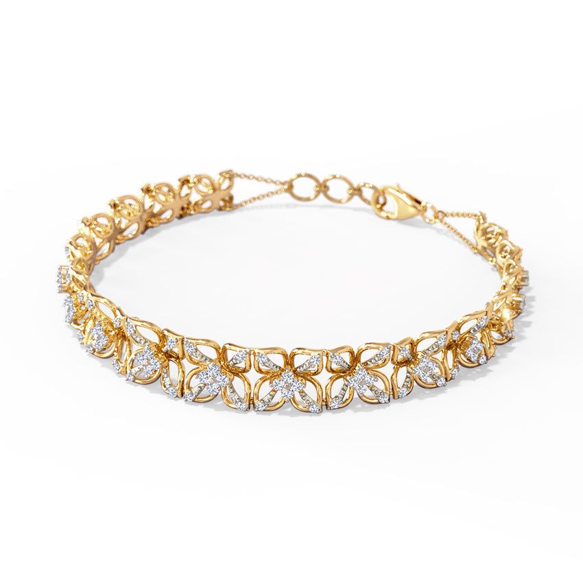 0.660 ct Bracelets of 14 KT gold