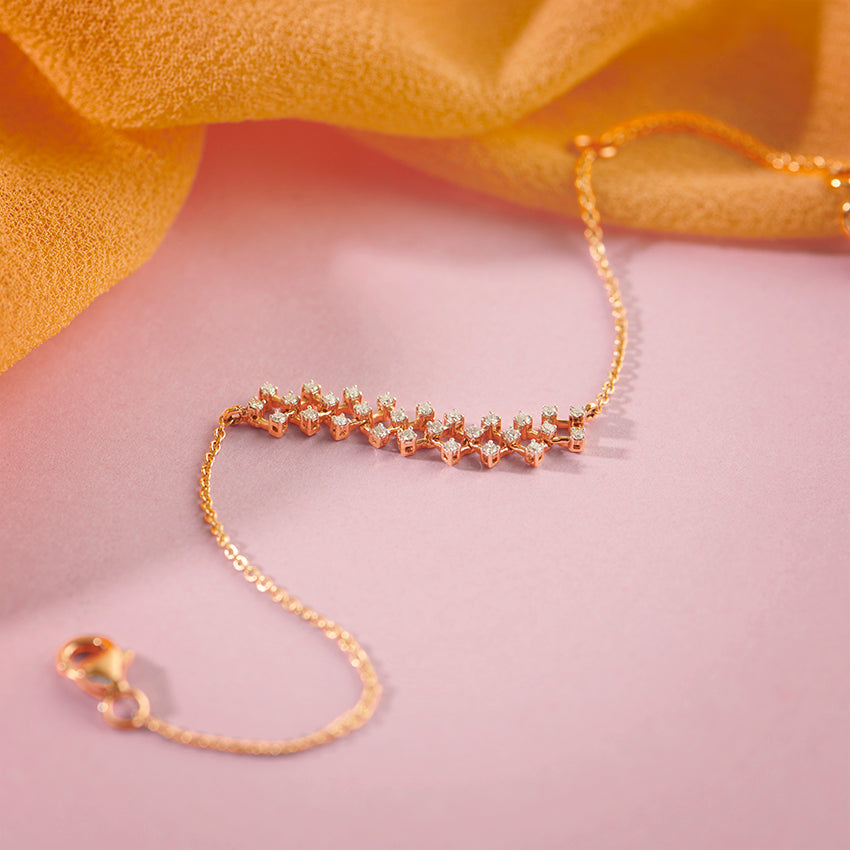 0.198 ct Bracelets of 14 KT gold