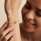 0.115 ct Bracelets of 14 KT gold