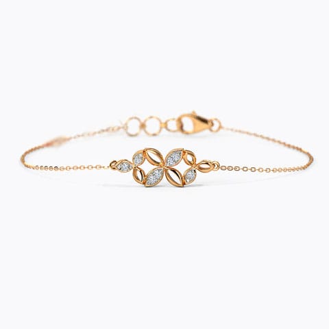 0.053 ct Bracelets of 14 KT gold