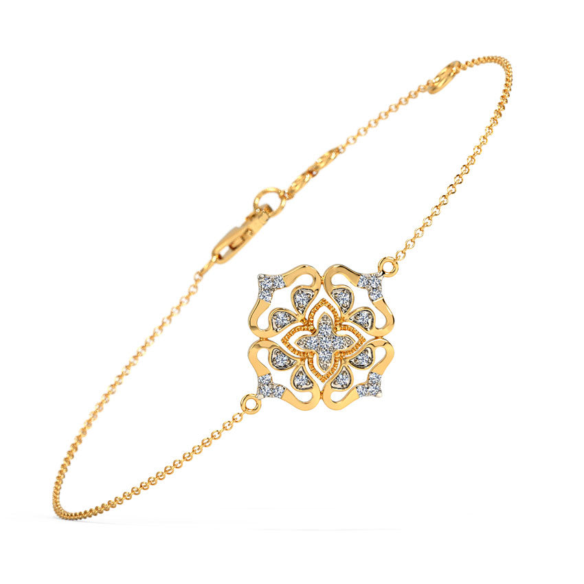 0.167 ct Bracelets of 14 KT gold