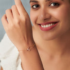 0.046 ct Bracelets of 14 KT gold