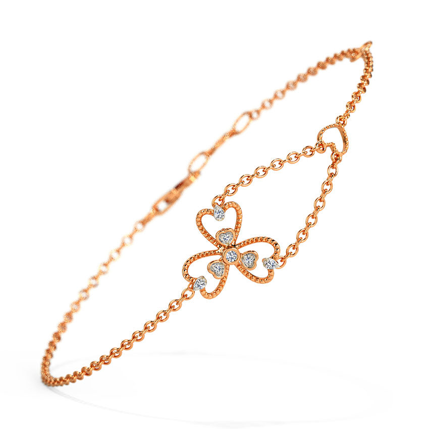 0.046 ct Bracelets of 14 KT gold