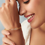 0.154 ct Bracelets of 18 KT gold