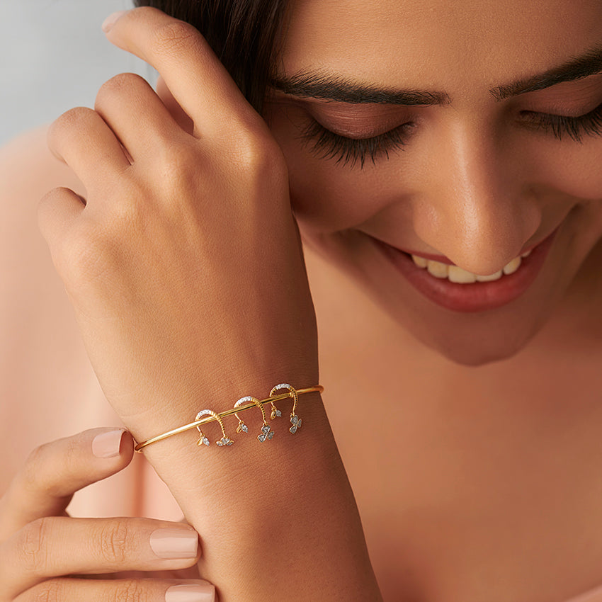 0.142 ct Bracelets of 14 KT gold