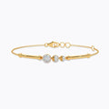 0.107 ct Bracelets of 18 KT gold