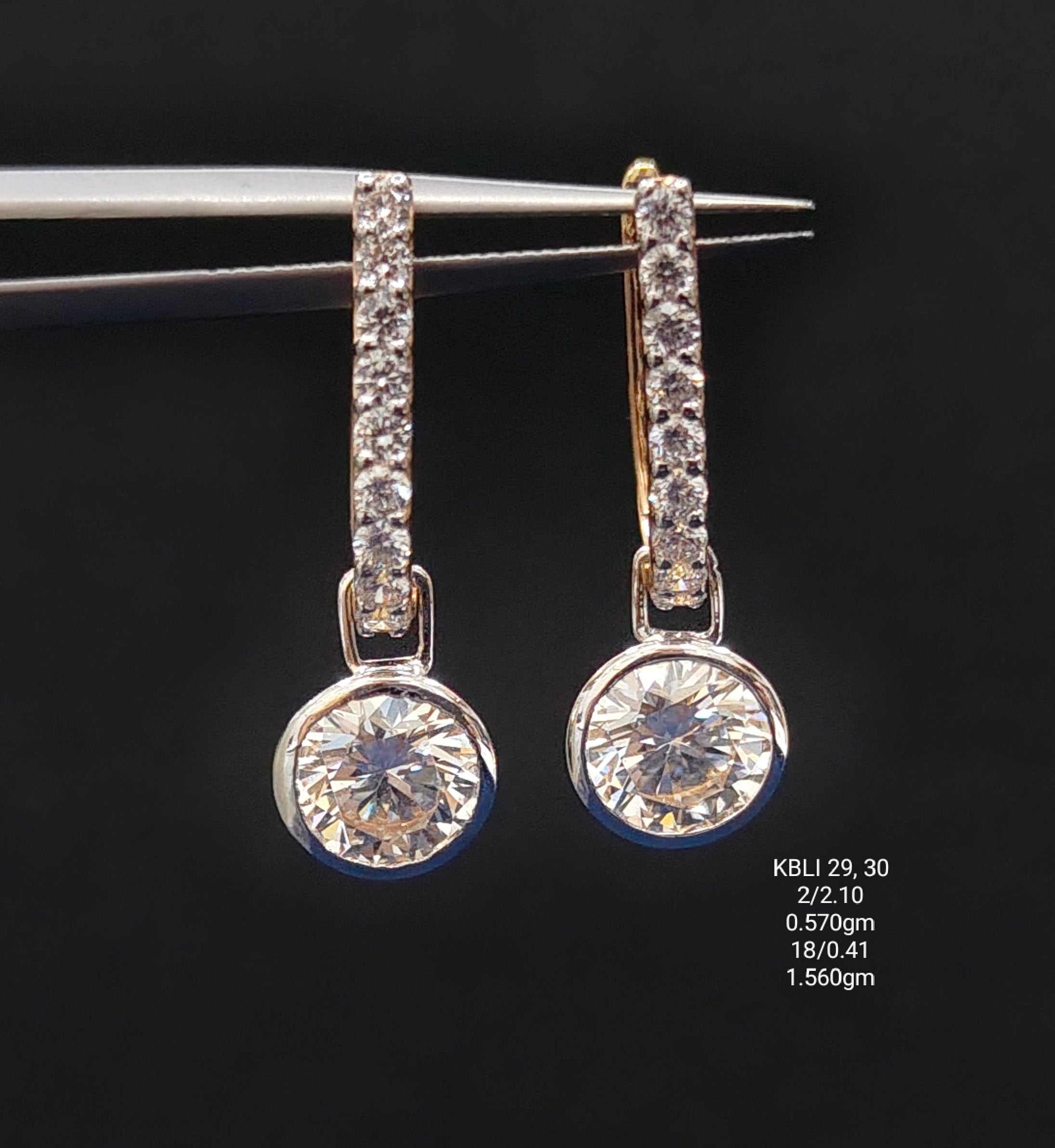 0.41Ct BALI Small round diamonds 18k
