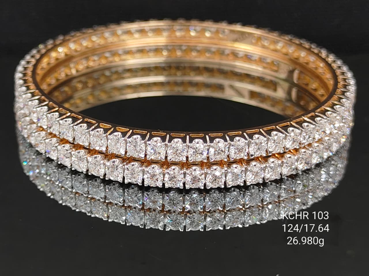 17.64Ct of Small Round Diamonds Churi 18K