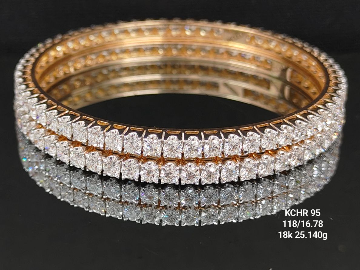 16.78 Ct of CHURI of Small Round Shaped Diamonds  18K