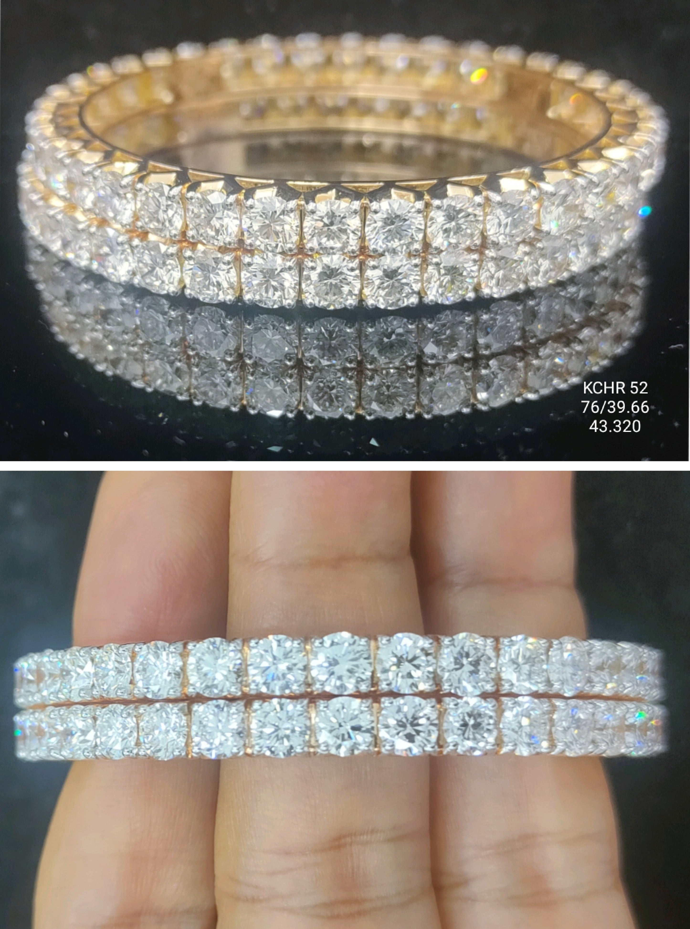 39.66Ct CHURI solitaire diamonds 18K