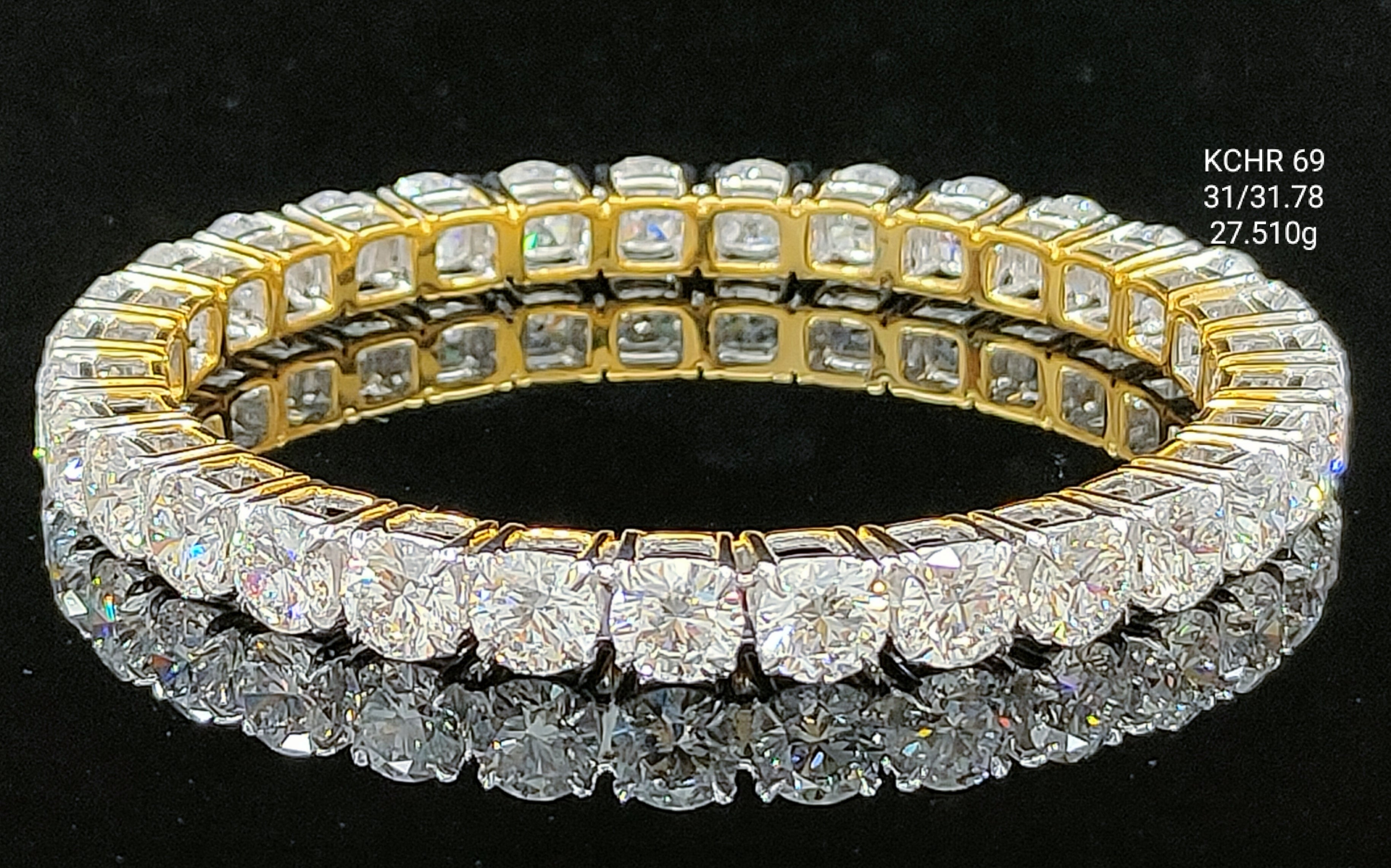 31.78Ct CHURI solitaire diamonds 18K