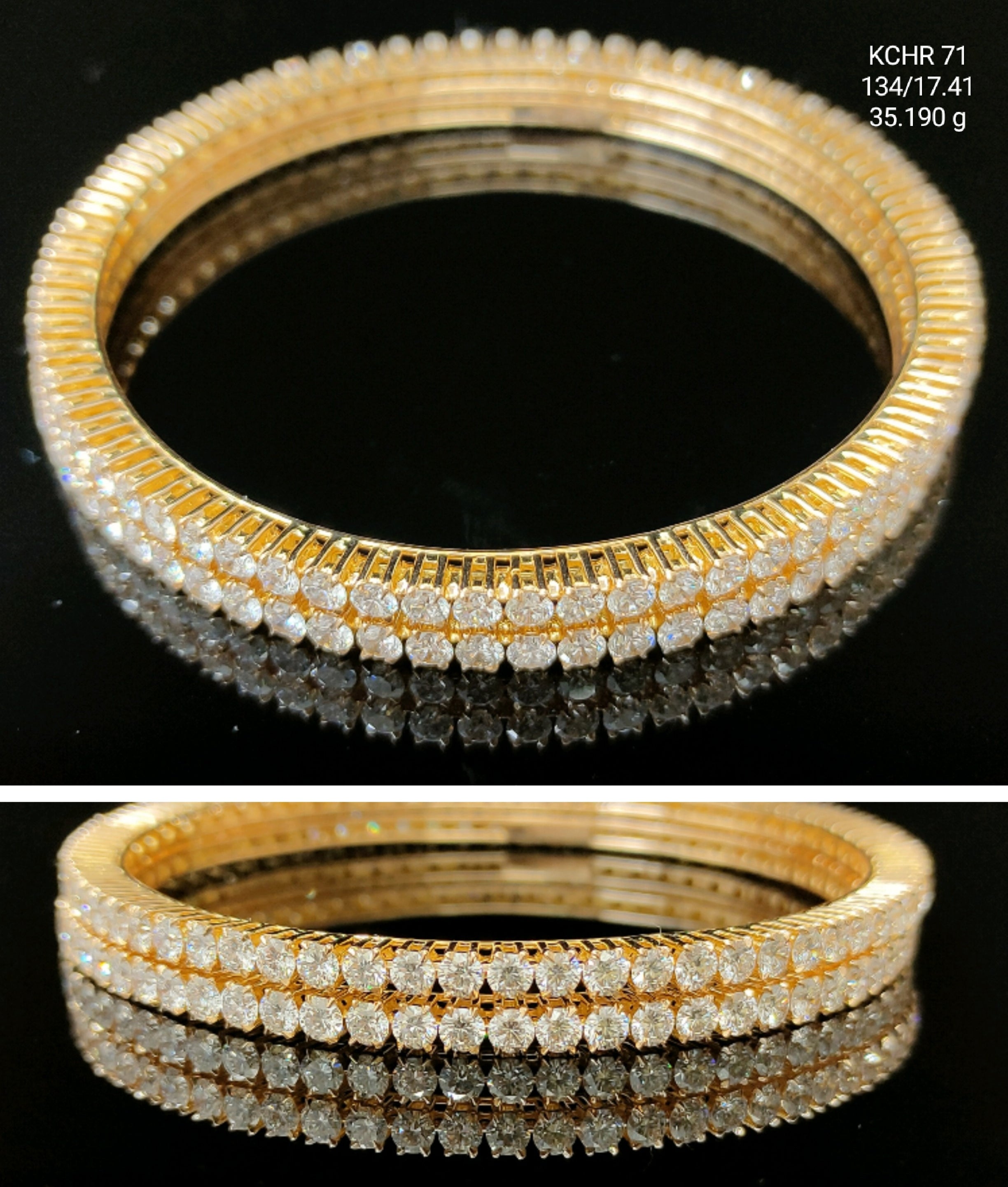 17.41Ct CHURI Small round diamonds 18K