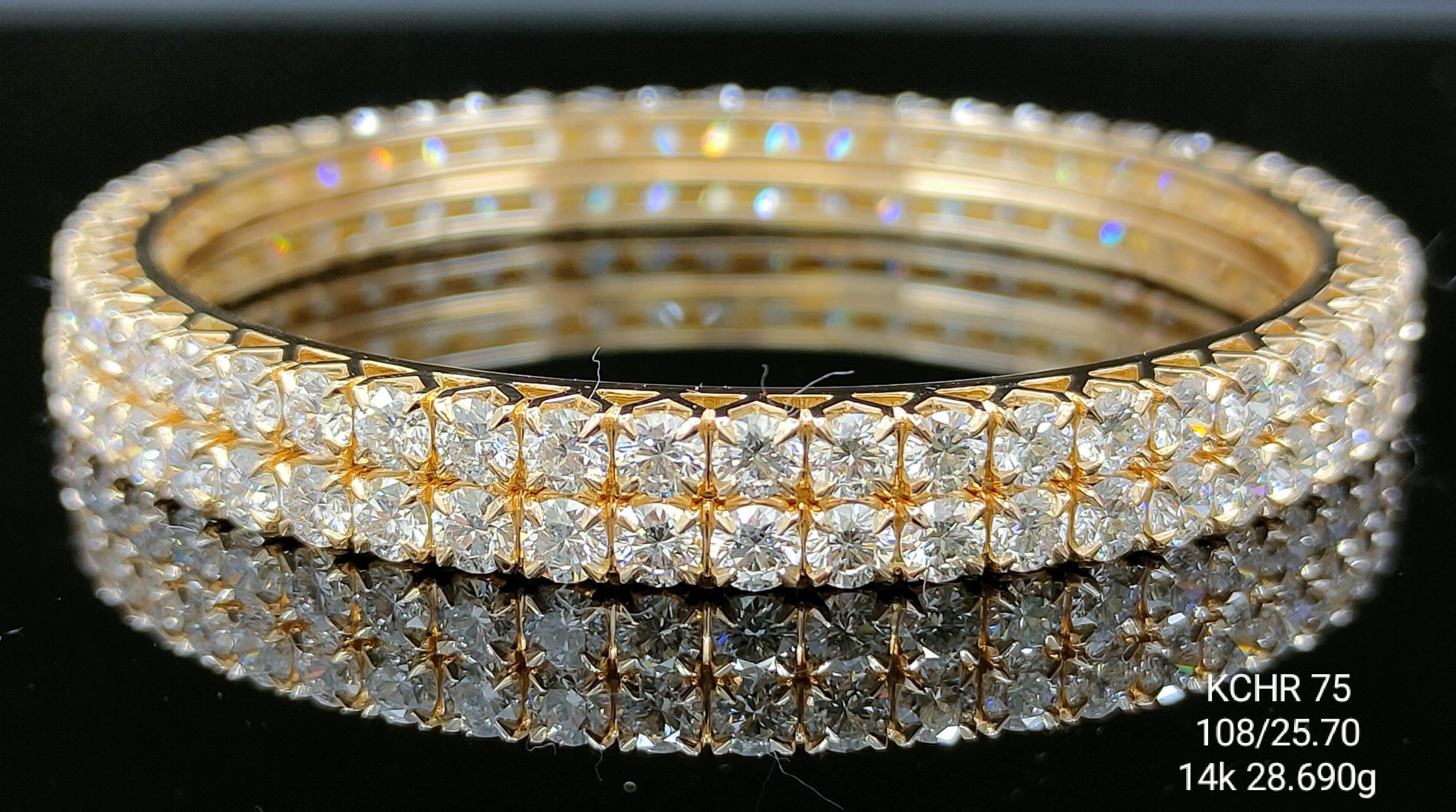 20.9Ct CHURI Small round diamonds 18K