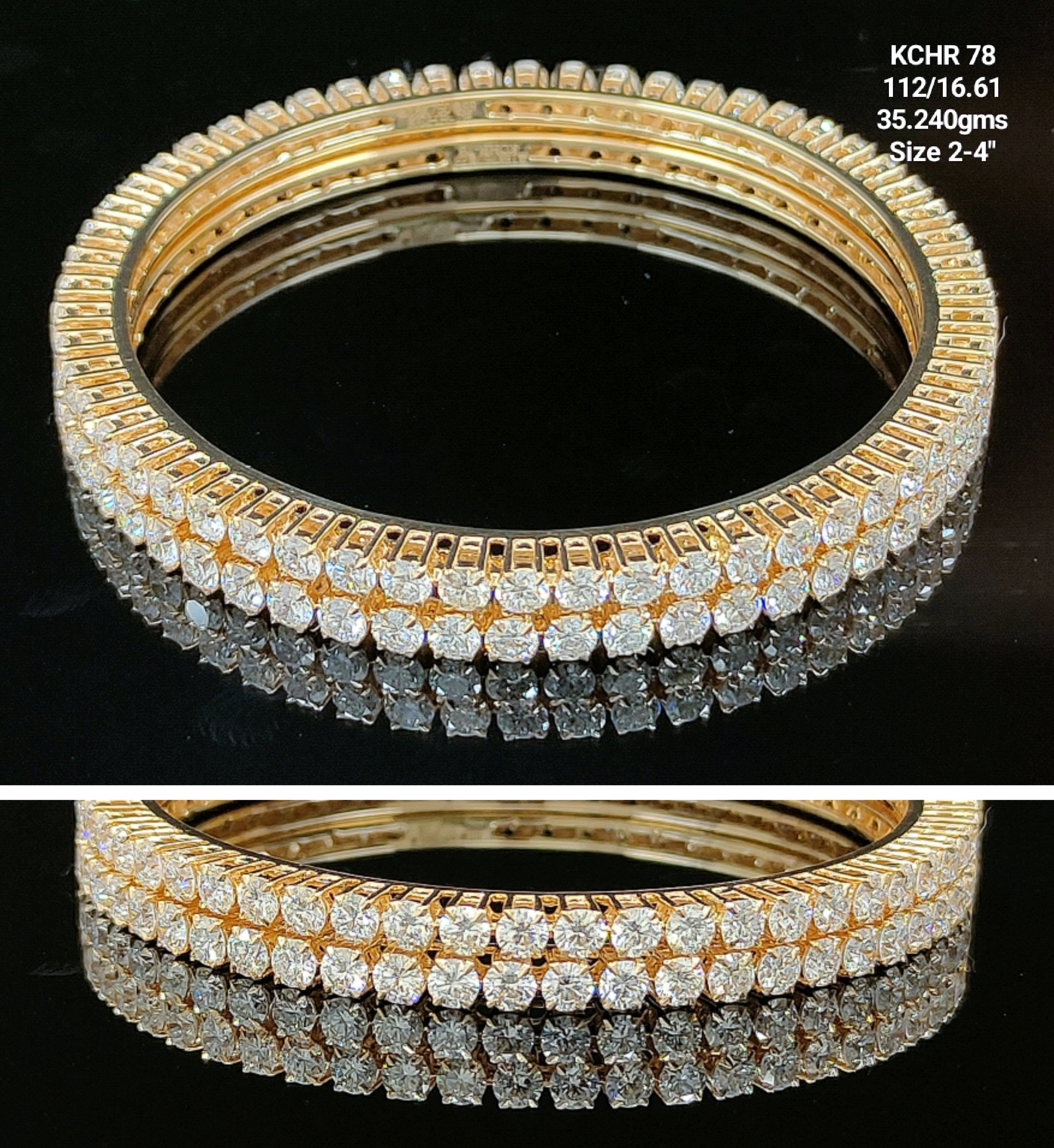 16.61Ct CHURI Small round diamonds 18K