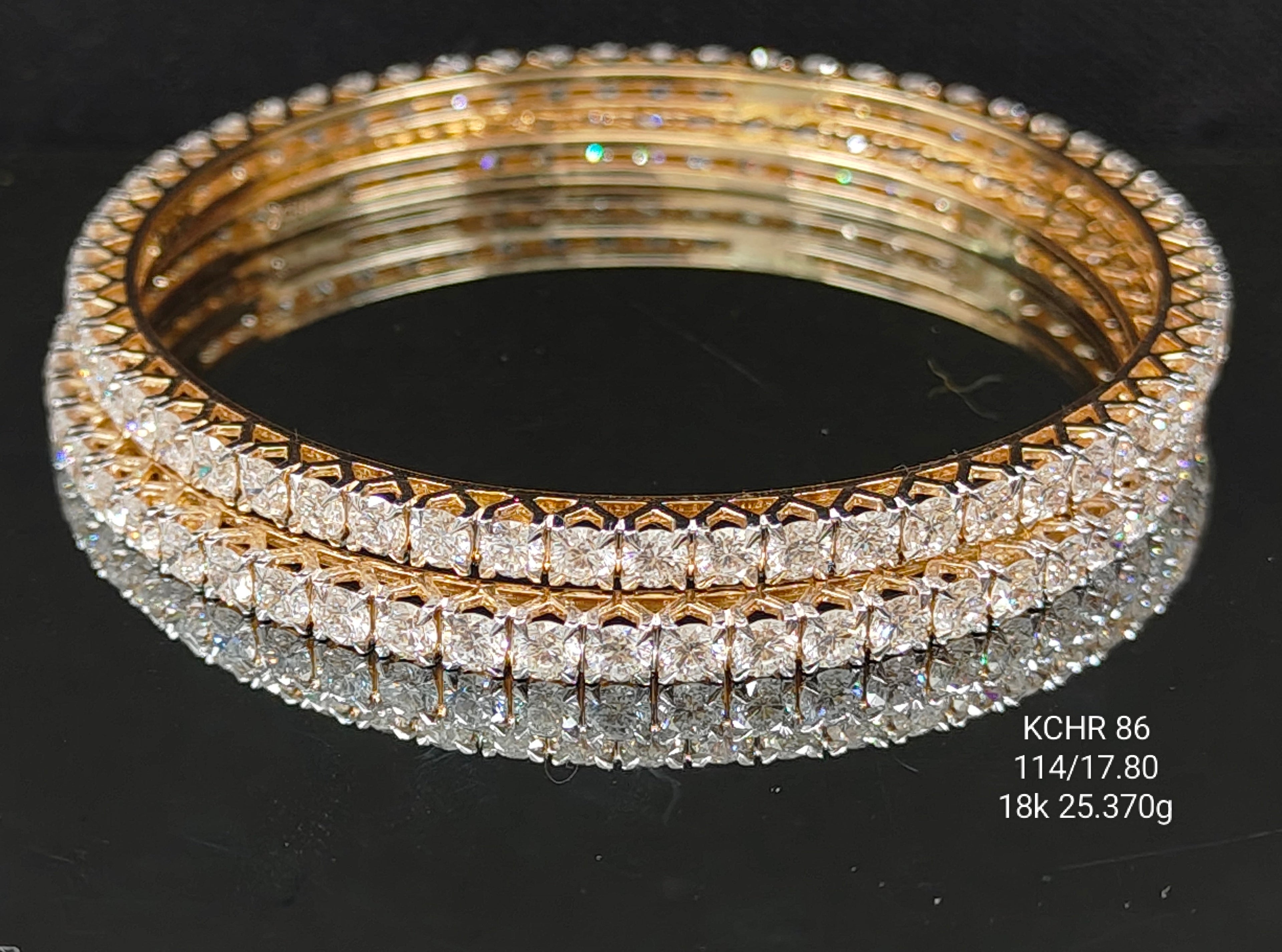 17.8Ct CHURI Small round diamonds 18K