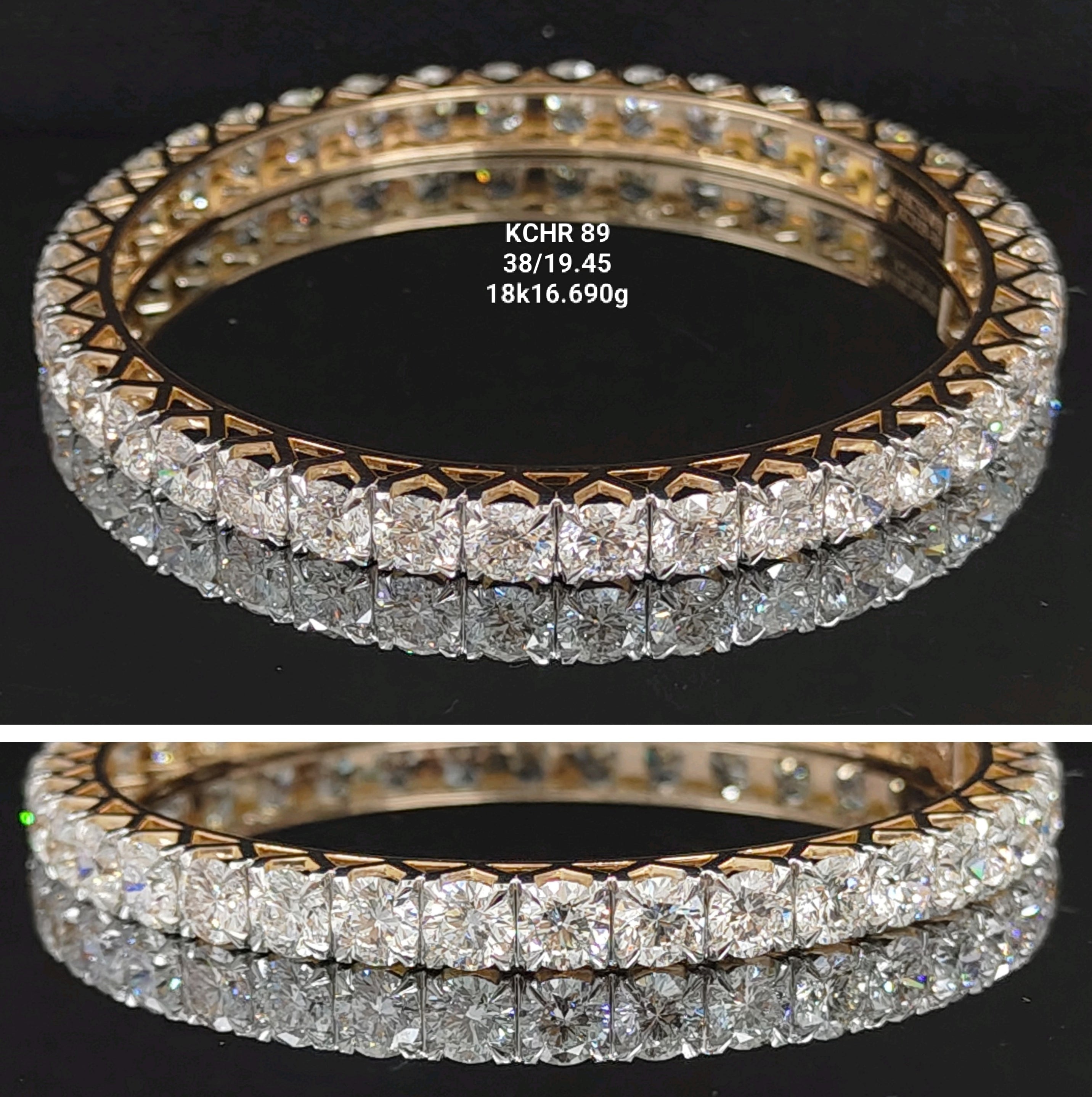 19.45Ct CHURI Small round diamonds 18K
