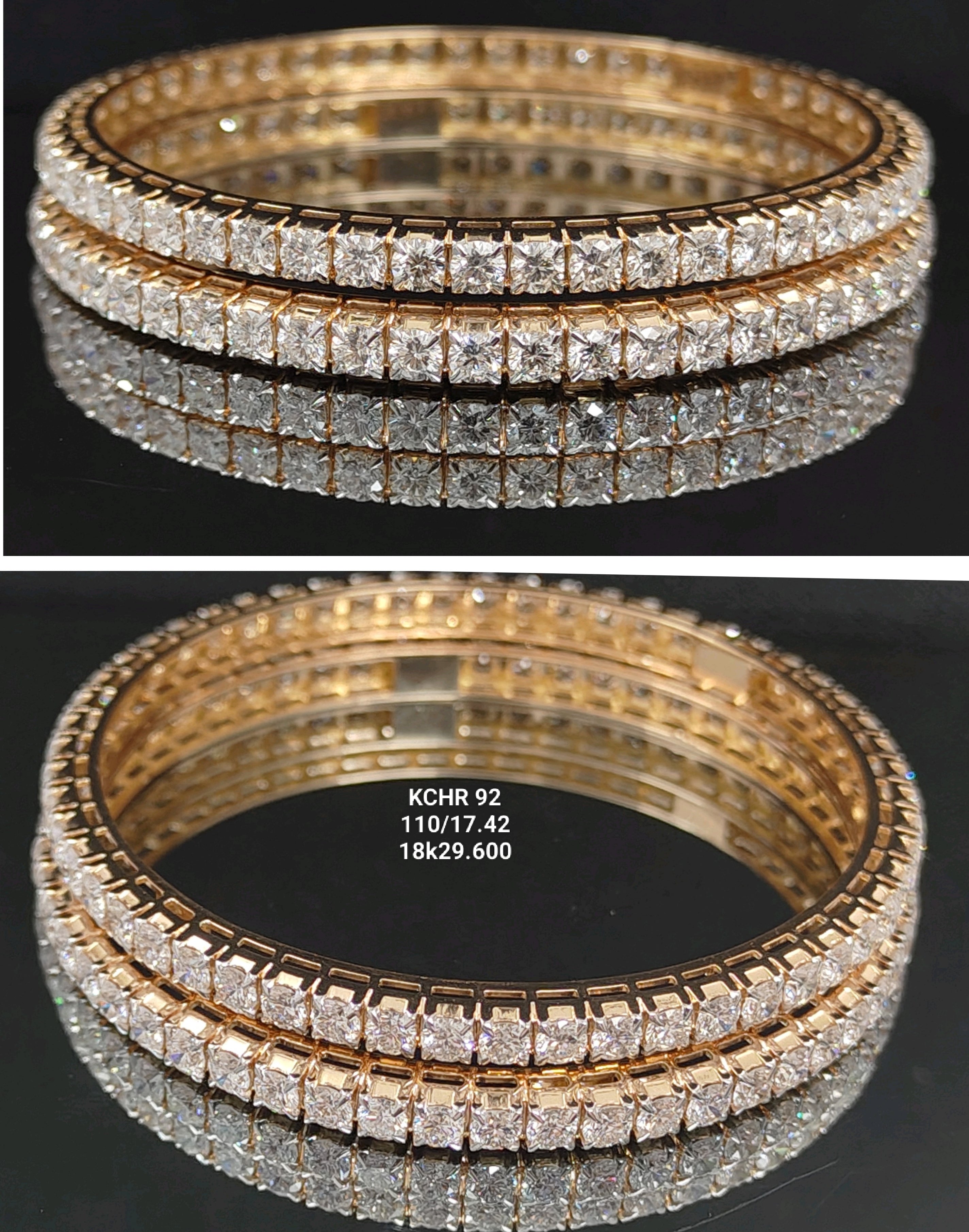 17.42Ct CHURI Small round diamonds 18K