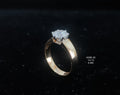 2.13Ct RING solitaire diamonds 18K