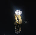 5.72Ct RING solitaire diamonds 18K
