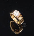 1.85CT RING solitaire diamonds 18K
