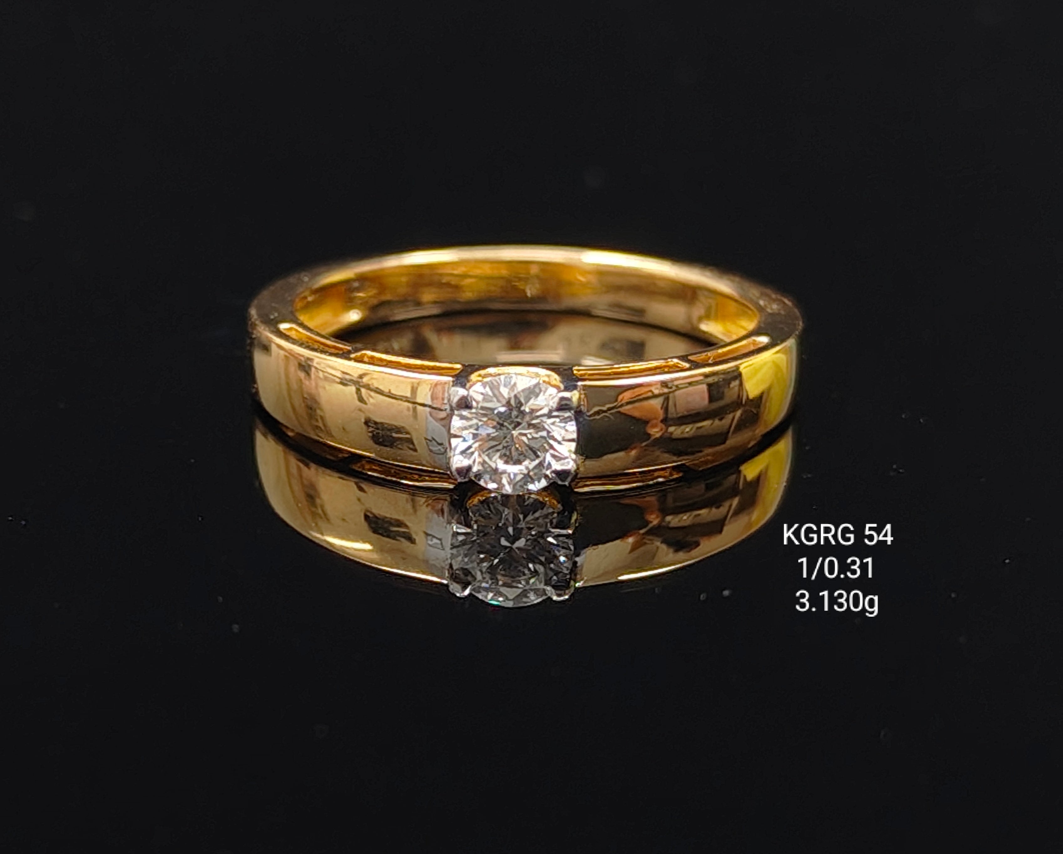 0.31CT RING Small round diamonds 18K