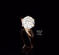 3.57Ct RING solitaire diamonds 18K