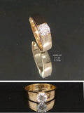 1.05CT RING solitaire diamonds 18K