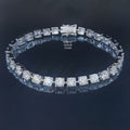 8.05 Ct of BRACELET of Small Round Shaped Diamonds  18K