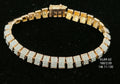 2.05 Ct of BRACELET of Fancy  Shaped Diamonds 18K