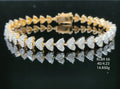 4.23Ct BRACELET MIX shape  diamonds 18K