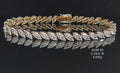 8.18 Ct of BRACELET of Fancy  Shaped Diamonds 18K