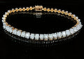 4.97Ct BRACELET Small round diamonds 18K